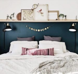 Cómo decorar la pared del cabecero de la cama de matrimonio - Bien hecho